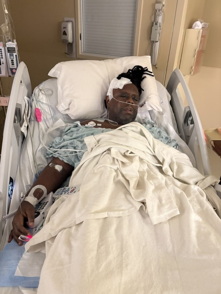 Nate Broughty's surgery lasted 15 hours during which doctors removed most of the tumor.