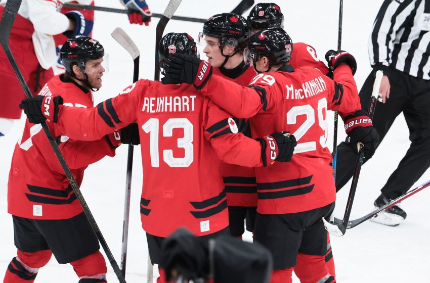  Nathan MacKinnon’s late goal sends Canada to men’s hockey gold medal game