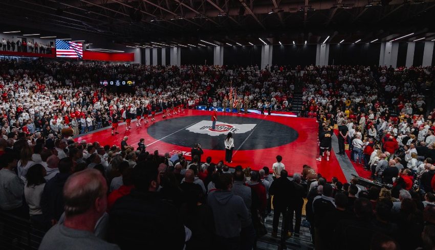  No. 2 Ohio State Comes From Behind to Beat No. 5 Iowa, 24-9, in Front of Record-Breaking Covelli Center Crowd