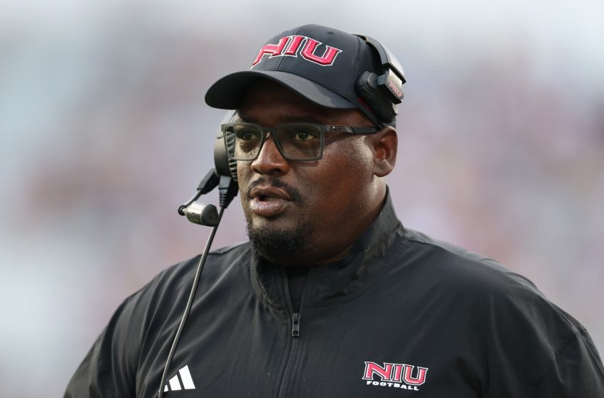  Northern Illinois head coach Thomas Hammock will join the Seahawks’ staff