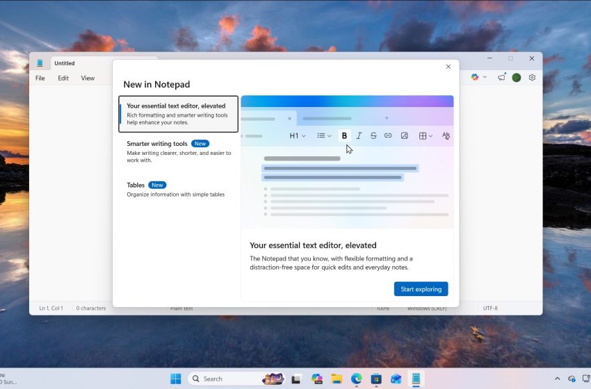  Microsoft is adding image support to Notepad on Windows 11