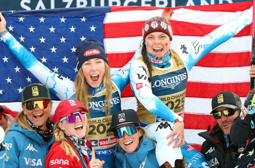  Olympic gold medalists Breezy Johnson and Mikaela Shiffrin highlight women’s team combined