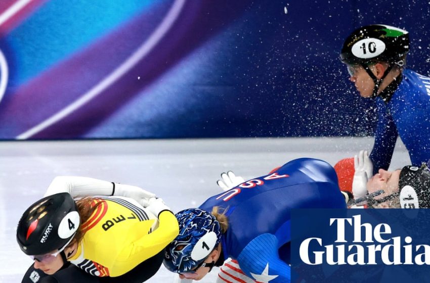  Olympic speed skater Sellier in hospital after taking blade to the face | Winter Olympics 2026