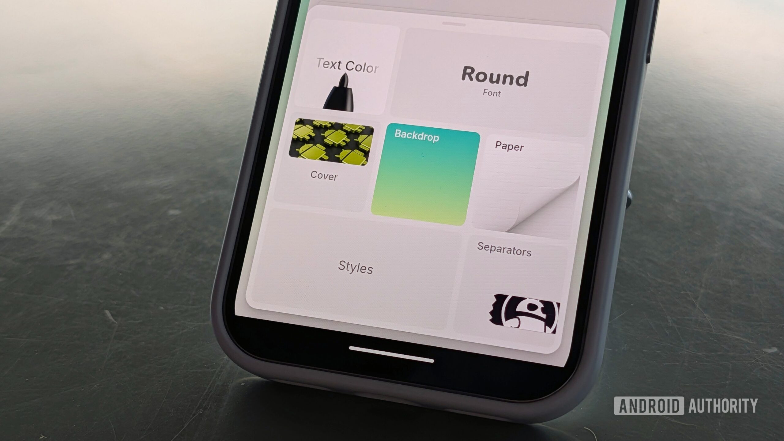 Pixel 10 Pro with Craft app on screen Pixel 10 Pro with Craft app on screen