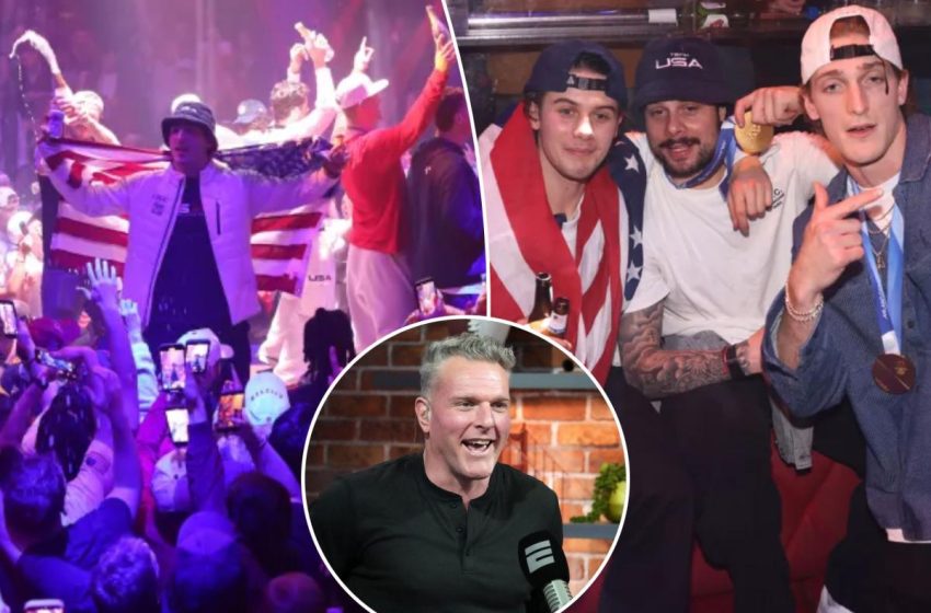  Pat McAfee had $150K surprise for Team USA at gold-medal celebration in Miami