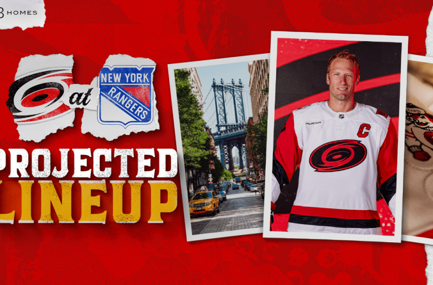  Projected Lineup: February 5 at NY Rangers