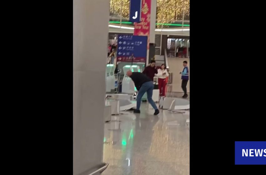  British man, 35, arrested after damaging check-in kiosks at Hong Kong International Airport