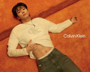 Jung Kook in Calvin Klein's spring campaign.