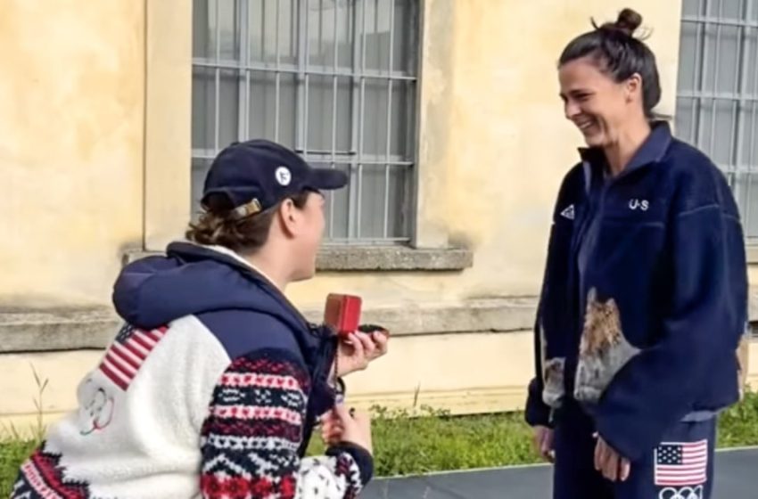  Team USA Olympians Hilary Knight, Brittany Bowe engaged at Milan Cortina Games