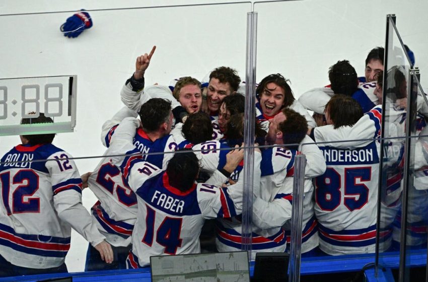  Team USA takes gold medal in hockey with OT thriller against Canada