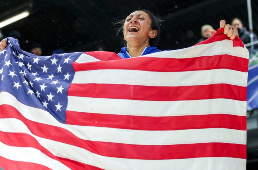  Team USA’s Elana Meyers Taylor wins gold in monobob