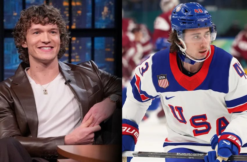  Team USA’s Quinn Hughes is set to appear on ‘Heated Rivalry’ star Connor Storrie’s ‘SNL’ episode — and fans are not happy about it.