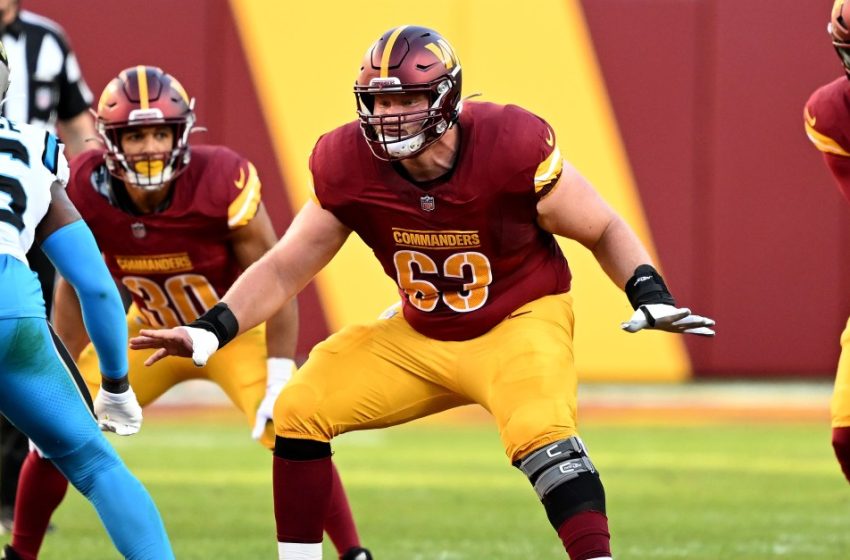  The Washington Commanders are releasing starting center Tyler Biadasz