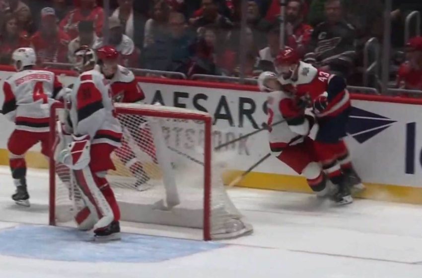  Tom Wilson’s big hit on Logan Stankoven sparks Capitals’ comeback win over Hurricanes