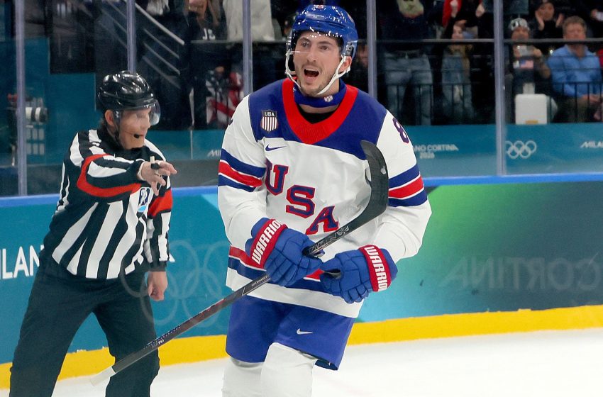  U.S. men’s hockey knocks down Germany, secures bye to quarterfinals