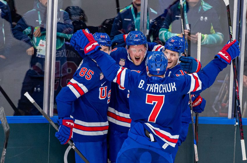  U.S. men’s hockey overcomes Denmark to remain undefeated in Olympic play