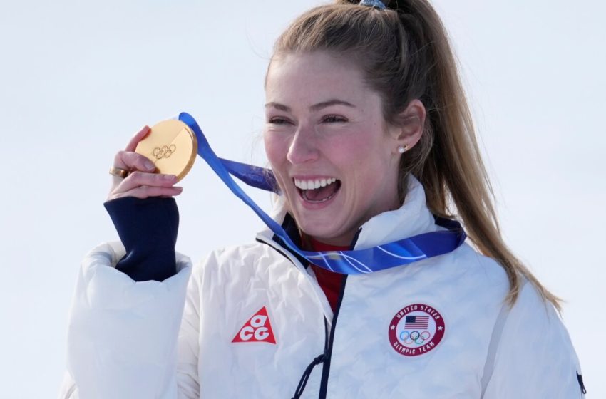  U.S. wins a national best 12 gold medals at Winter Games : NPR