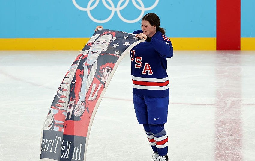  U.S. women’s hockey star Kelly Pannek reiterates team missed State of the Union over logistical challenges, not Trump joke