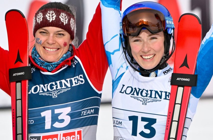  USA takes bronze in the women’s team combined as Mikaela Shiffrin misses podium : NPR