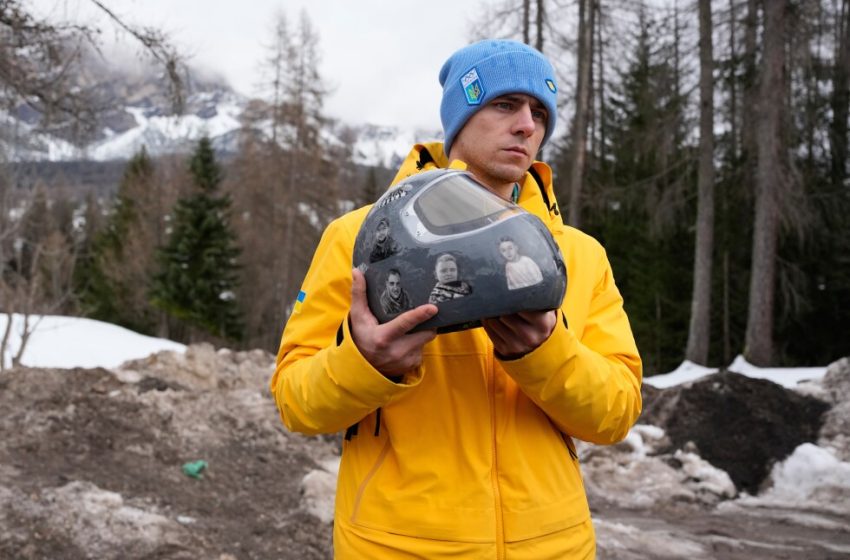  Ukrainian loses appeal over helmet honoring war victims at Olympics