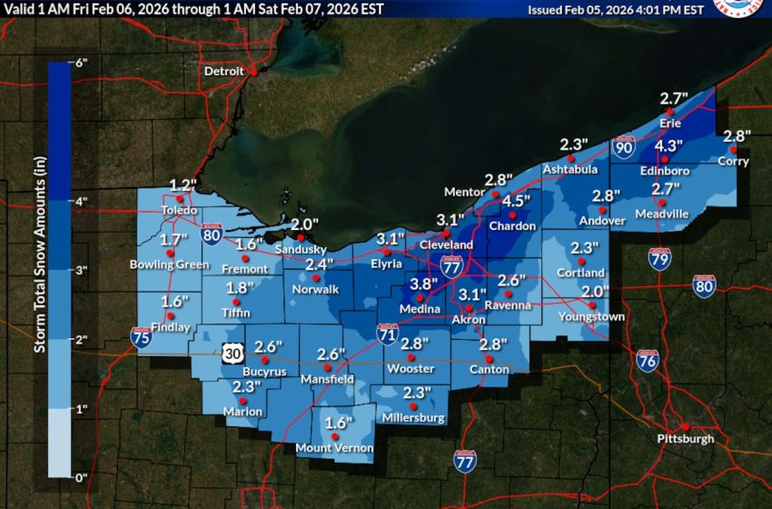  When will Friday’s snow start? Back-to-back trouble for morning, evening commutes