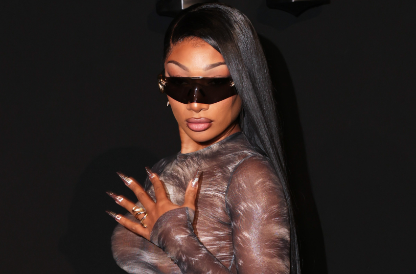  Megan Thee Stallion’s Debut Milan Fashion Week Naked Dress Reveals Her Thong