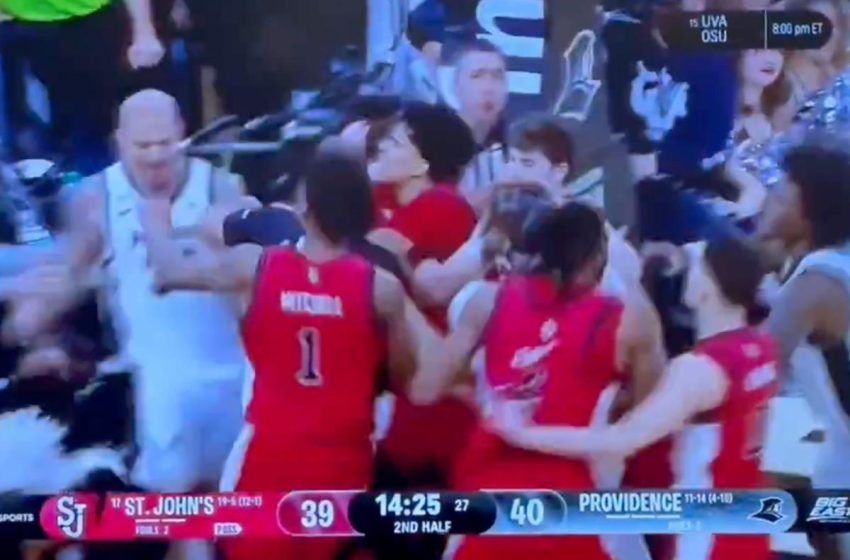  Wild St John’s-Providence brawl ends with six ejections
