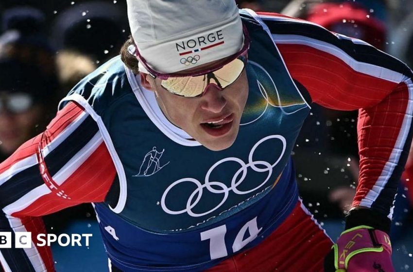  Winter Olympics 2026: Johannes Hoesflot Klaebo wins record ninth gold medal in cross-country skiing