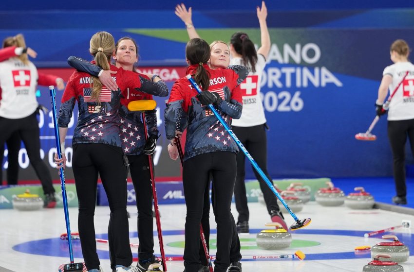  Women’s Curling Semifinals: USA to play for bronze after loss to Switzerland; Swiss to face Sweden in gold medal game