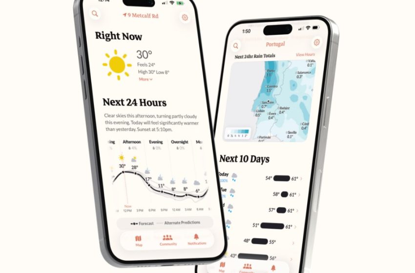  The creators of Dark Sky have a new weather app that shares multiple predictions