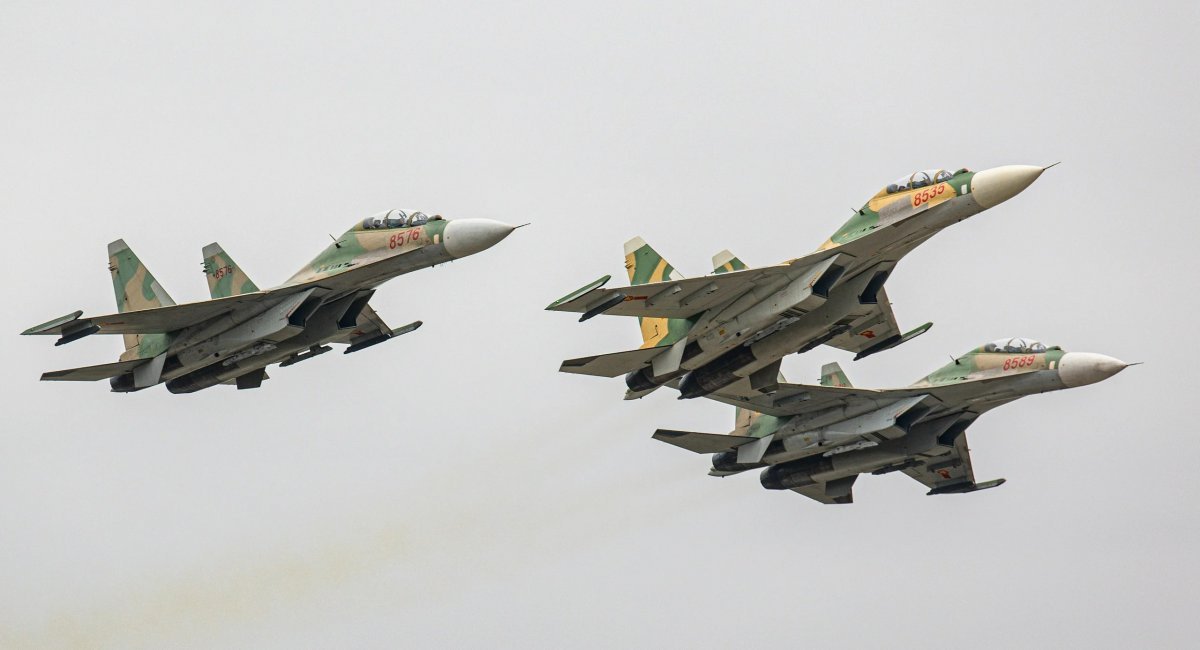 Su-30MK2 fighter of the Vietnam Air Force