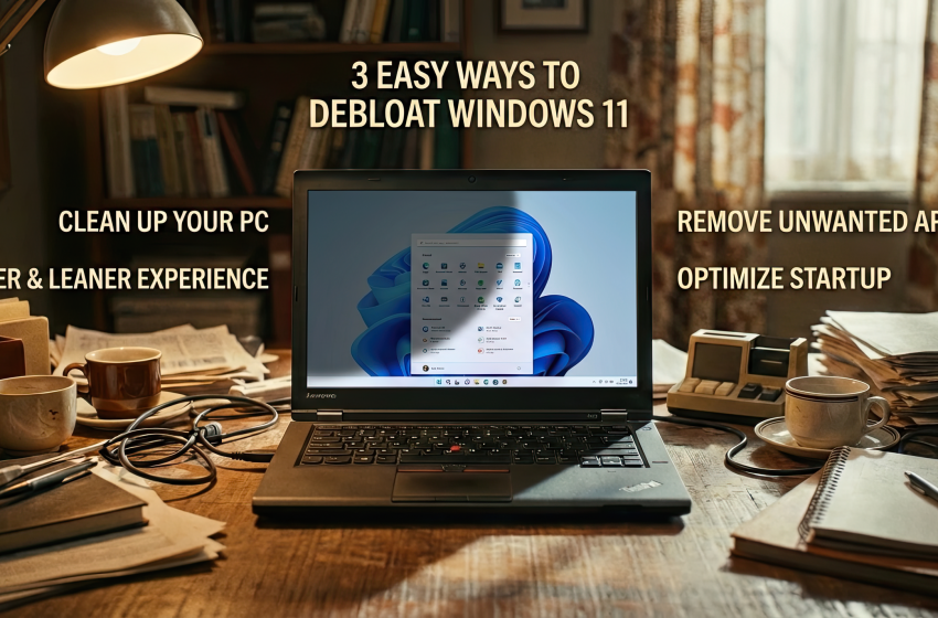  3 easy ways to debloat Windows 11 for a faster experience