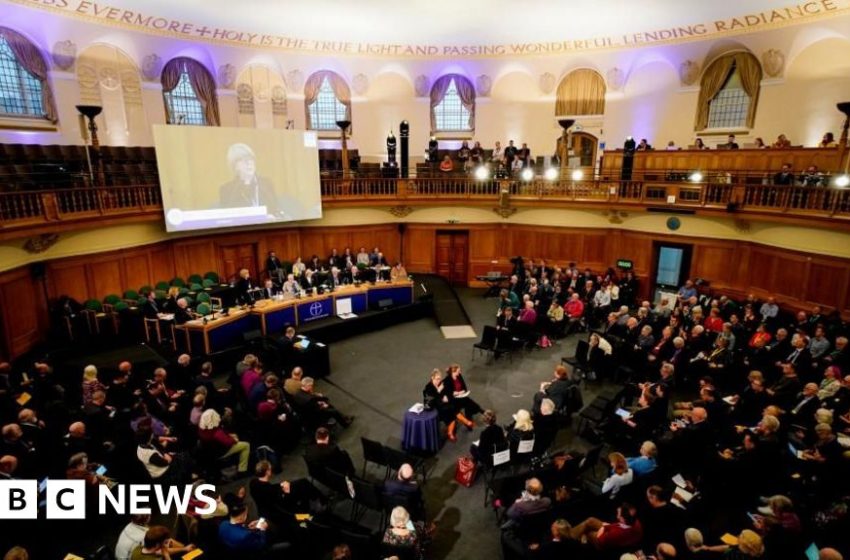  Church of England abandons proposals for same-sex blessing ceremonies – BBC