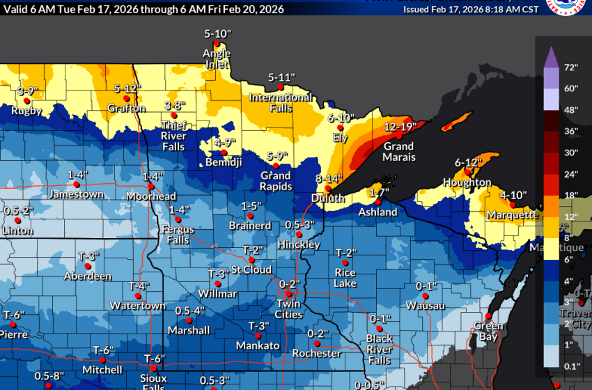  Winter storm, blizzard warnings up in northern Minnesota as storm bears down – MPR News