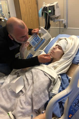 Paula Sojo in the hospital Paula Sojo