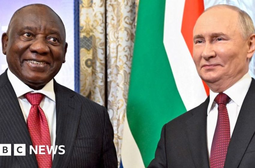  Ramaphosa thanks Putin for release of South Africans lured into Russia-Ukraine war – BBC