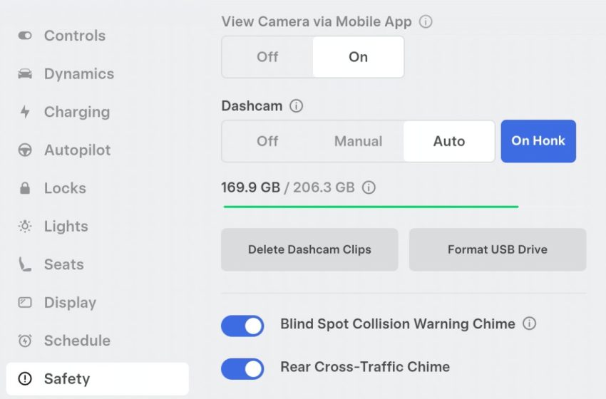  Tesla to Increase Dashcam Recording History, Keeping Up To Last 24 Hours of Footage