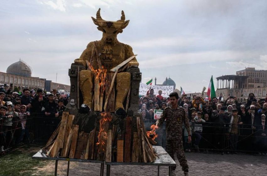  Why were ‘Baal’ statues burned at Iran’s revolution anniversary rallies?