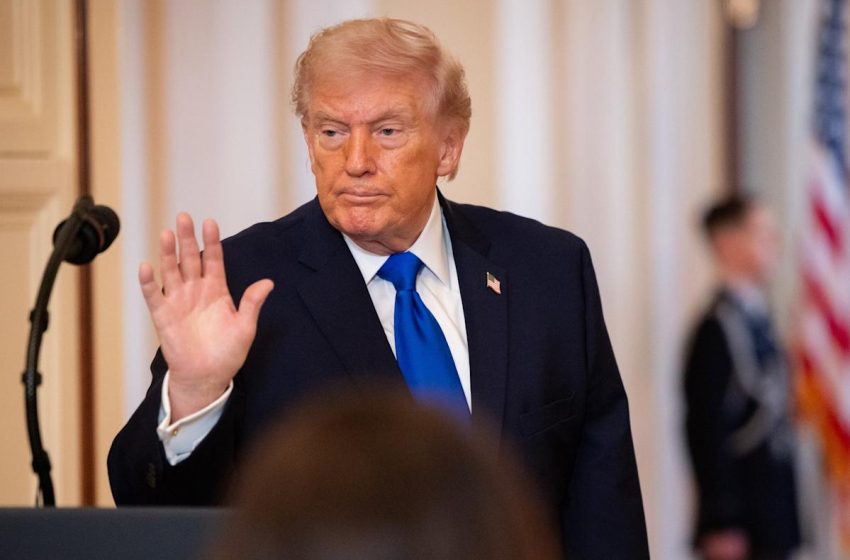  With his tariff plan in tatters, Trump vows ‘to do absolutely terrible things to foreign countries … in a much more powerful and obnoxious way’