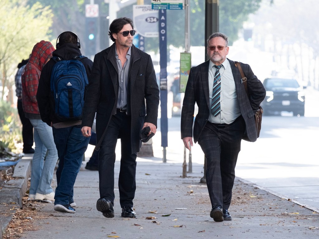 Aaron Phypers arrives at Stanley Mosk Court, Downtown Los Angeles