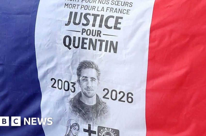  Student death puts French far-left under pressure – BBC