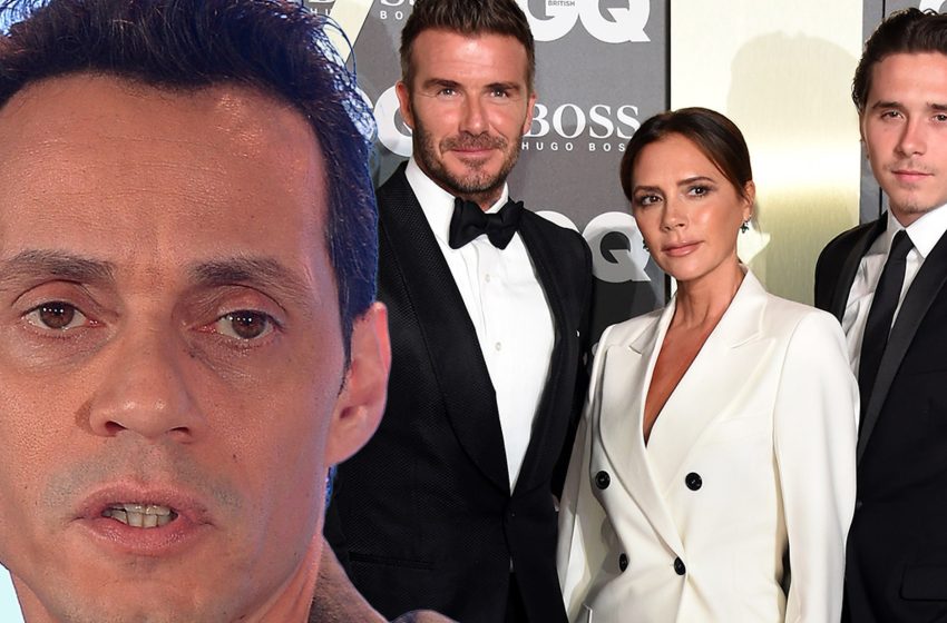  Marc Anthony Addresses Beckham Family Feud
