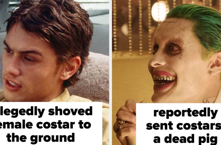  Male Actors’ Bad Behavior Toward Female Costars