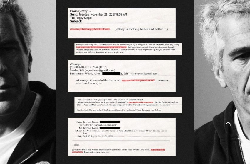  Epstein files reveal how Jeffrey Epstein responded to #MeToo