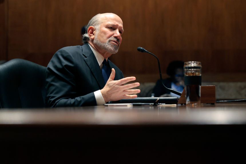 US Secretary of Commerce Howard Lutnick testifies during a Senate Appropriations Subcommittee on Commerce, Justice, Science, and Related Agencies hearing on February 10, 2026 in Washington, DC. Lutnick is facing bipartisan calls for his resignation after revelations that came to light in the latest release of Epstein files.