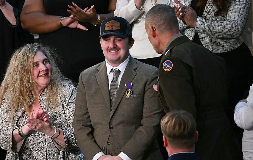  Trump bestows Purple Hearts, Medals of Honor at State of the Union. See all the awards.