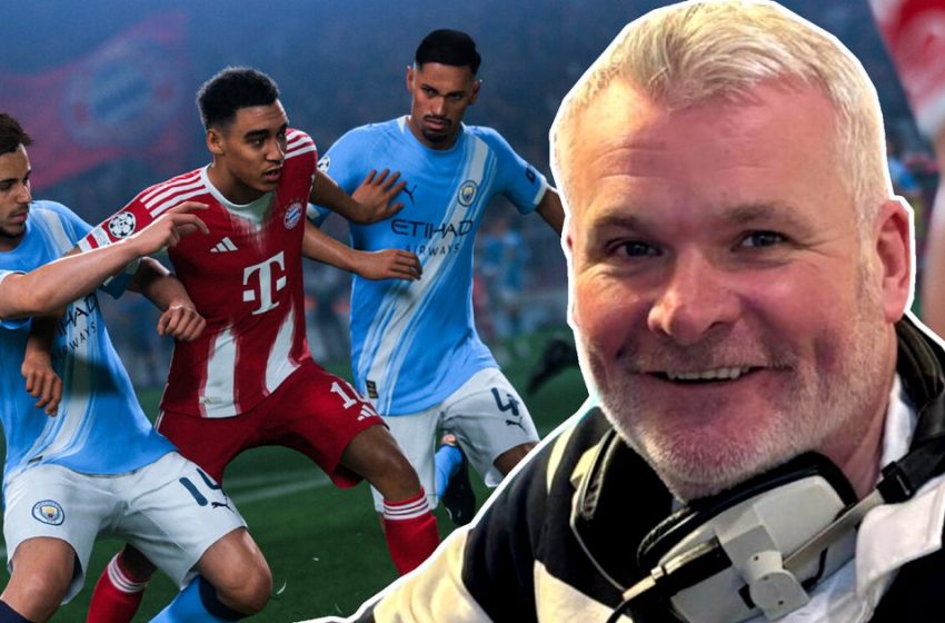  Football commentator Guy Mowbray let EA create an AI voice double to help read out the 20,000 player names in EA Sports FC