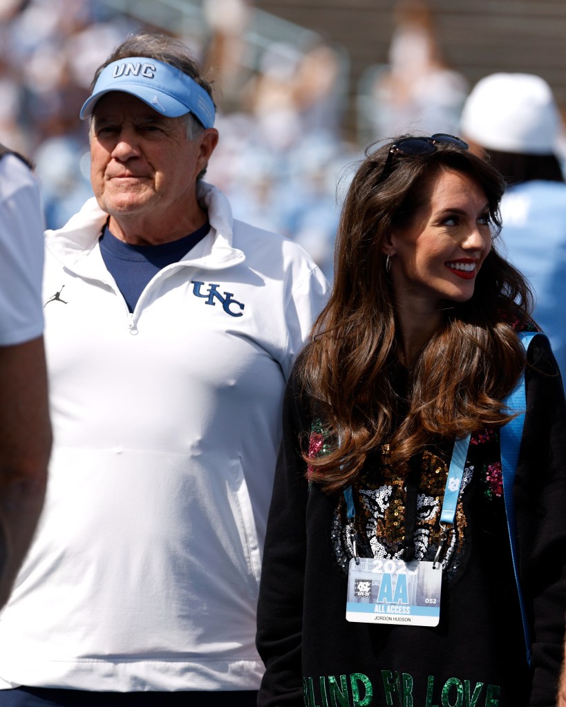 Bill Belichick and Jordon Hudson