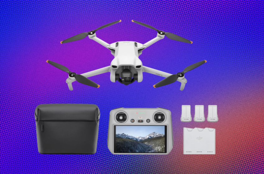  This DJI Mini 3 Fly More Combo Drone films in 4K and it’s 20% off this weekend