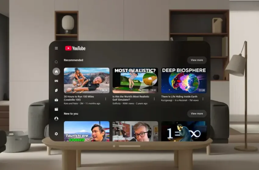  Apple Vision Pro gets an official YouTube app